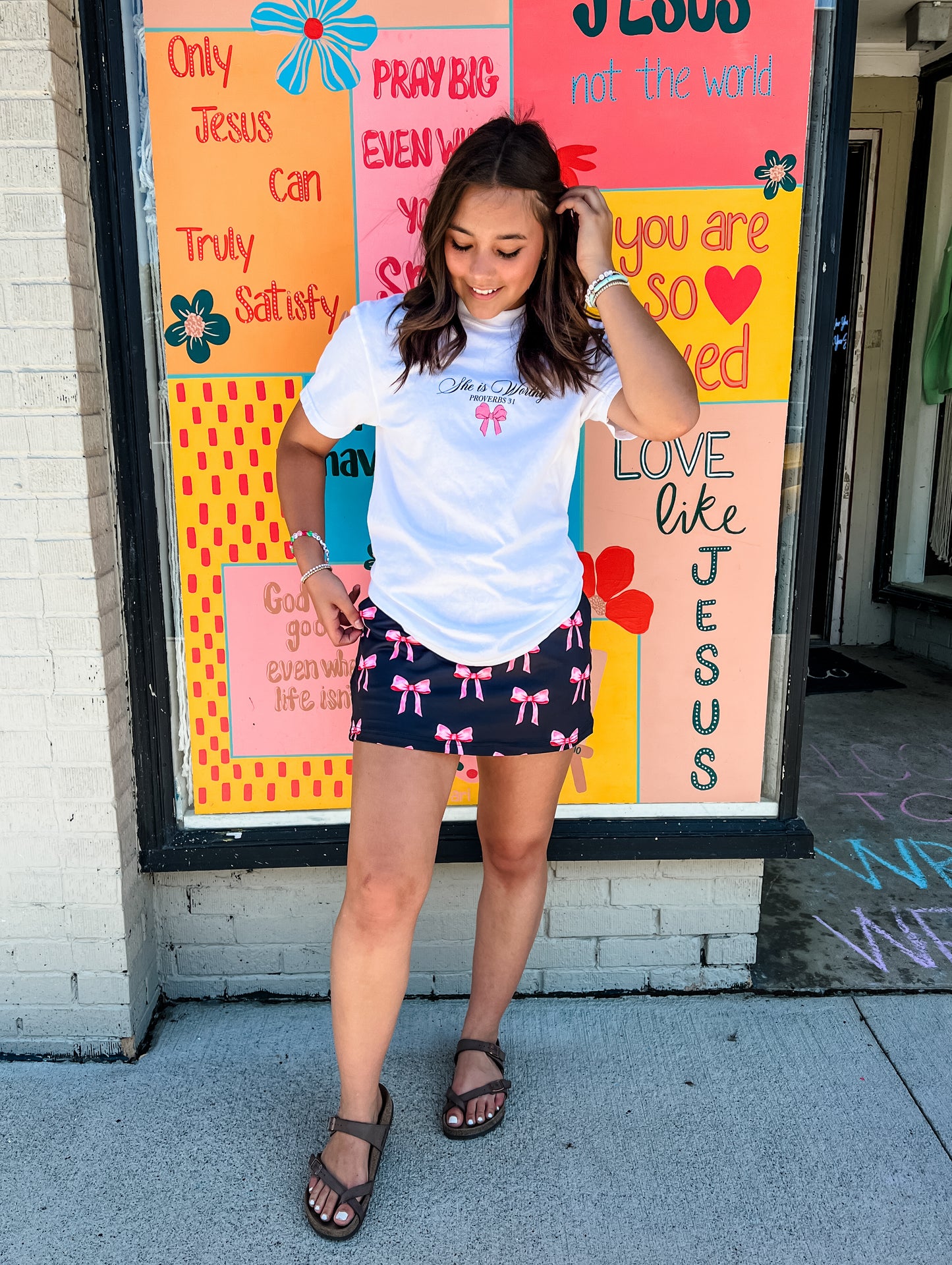 Loving God | Coquette Bow Skort