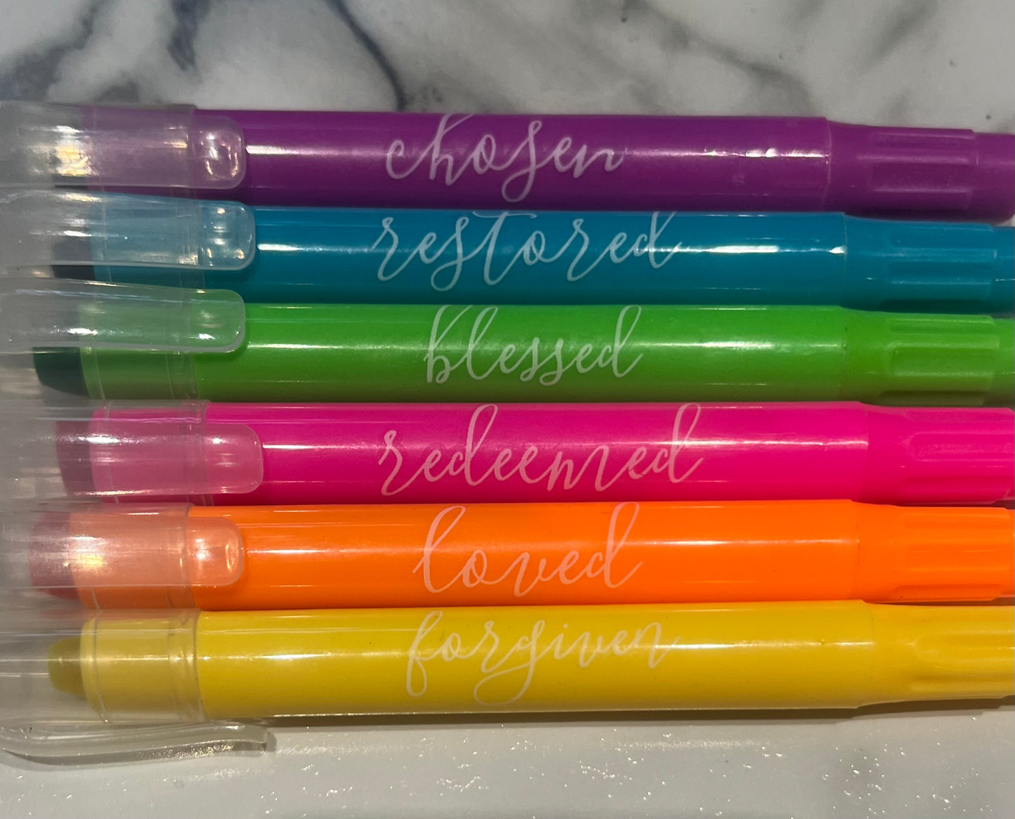 Loving God | SCENTED Bright Neon Gel Bible Highlighters