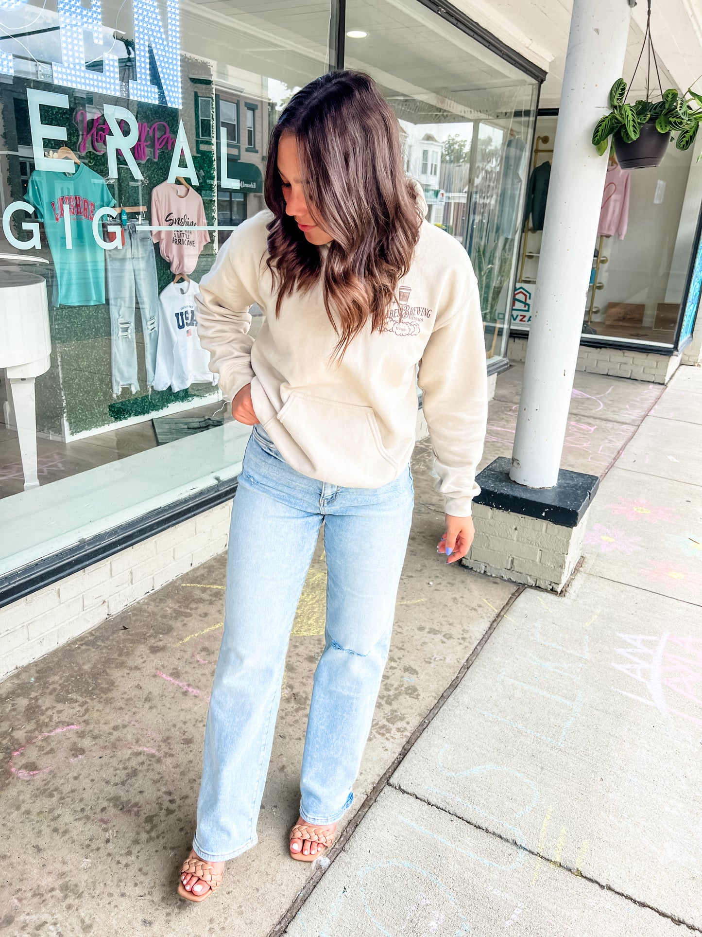 Loving God | Charlotte Light Wash High Wasted Jeans