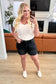 Ember High Rise Control Top Fray Hem Shorts - Loving God