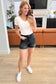 Ember High Rise Control Top Fray Hem Shorts - Loving God