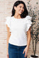 Highest Praise Ruffle Sleeve Blouse - Loving God