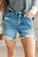Kara High Rise Rigid Magic Button Fly Cutoff Shorts - Loving God