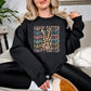 Leopard Bunny Happy Easter Graphic Sweatshirt - Loving God