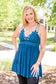 Magic Touch Tank in Teal - Loving God