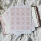 Loving God | Bible Tabs Light Pink