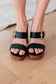 Tread Lightly Buckle Platforms - Loving God